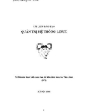 Giáo trình Quản trị hệ thống Linux: Phần I