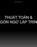 Bài giảng Thuật toán và ngôn ngữ lập trình