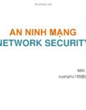 AN NINH MẠNG MÁY TÍNH