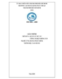 Giáo trình Quản lý dự án công nghệ thông tin (Ngành: Ứng dụng phần mềm) - CĐ Kinh tế Kỹ thuật TP.HCM