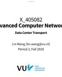 Lecture Advanced Computer Networks - Chapter 6: Data Center Transport (Cont.)