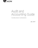 Ebook Audit and accounting guide: Construction contractors - Part 1