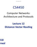 Lecture Computer Networks: Architecture and Protocols - Lesson 12