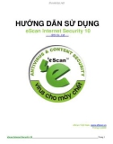 HƯỚNG DẪN SỬ DỤNG ESACAN INTERNET SECURITY INTERNET 10