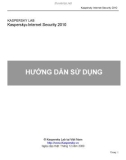 Hướng dẫn sử dụng Kaspersky Internet Security 2010