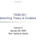 Networking Theory and Fundamentals - Lecture 3