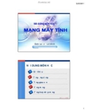 Bài giảng mạng máy tính (Lê Minh) - Chương 1