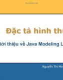 Bài giảng Đặc tả hình thức: Chương 10 - Nguyễn Thị Minh Tuyền