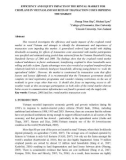 Efficiency and equity impacts of the rental market for cropland in Vietnam and sources of transaction costs impeding the market