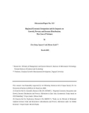 Regional economic integration and its impacts on growth, poverty and income distribution: The case of Vietnam