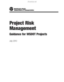 Project Risk Management Guidance for WSDOT Projects