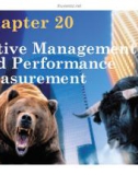 Essentials of Investments: Chapter 18 - Active Management and Performance Measurement