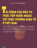 Tăng trưởng kinh tế ở Việt Nam - Tác động của đầu tư trực tiếp nước ngoài: Phần 1