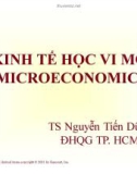 Bài giảng Kinh tế vi mô: Chương 1 - TS. Nguyễn Tiến Dũng