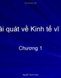 Bài giảng Kinh tế vĩ mô: Chương 1 - GV. Nguyễn Thanh Xuân