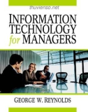 information technology for managers: part 1