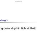 Chương 1 - Tổng quan về phân tích và thiết kế UML