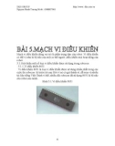 Bài 5: Mạch vi điều khiển