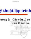 Kỹ thuật lập trình C phần 2