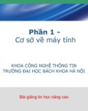 Bài giảng Tin học nâng cao: Phần 1 - ĐH Bách Khoa Hà Nội