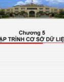 Bài giảng Cơ sở lập trình 2: Chương 5 - Lê Quý Tài