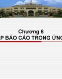 Bài giảng Cơ sở lập trình 2: Chương 6 - Lê Quý Tài