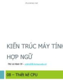 Kiến trúc máy tính & hợp ngữ - Chương 8