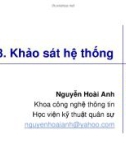 Bài 3. Khảo sát hệ thống