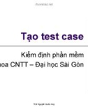 Bài giảng Software testing: Chương 3 - ThS. Nguyễn Quốc Huy