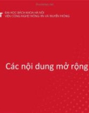 Bài giảng Phát triển ứng dụng đa nền tảng - Chương 9: Các nội dung mở rộng