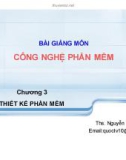 Bài giảng Công nghệ phần mềm: Chương 3 - ThS. Nguyễn Khắc Quốc