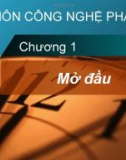 Bài giảng Công nghệ phần mềm: Chương 1 - ThS. Trần Sơn Hải