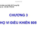 Bài giảng Vi xử lý: Chương 3.1 - Bùi Minh Thành