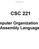 Lecture Computer organization and assembly language: Chapter 1 - Dr. Safdar Hussain Bouk