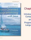 Lecture An introduction to object-oriented programming with Java: Chapter 0 - C. Thomas Wu