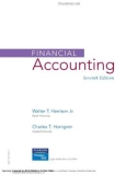 Ebook Financial accounting (Seventh edition) - Walter T. Harrison Jr., Charles T. Horngren