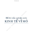 Bộ đề thi trắc nghiệm Kinh tế vĩ mô