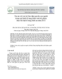 Tòa án với vai trò bảo đảm quyền con người trong mô hình tố tụng kiểm soát tội phạm theo Bộ luật tố tụng hình sự năm 2015