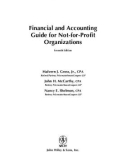 Ebook Financial and accounting guide for not-for-profit organizations (7th edition) - Malvern J. Gross, Jr., John H. McCarthy