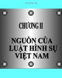 Bài giảng Luật Hình sự Việt Nam: Chương 2 - ThS. Trần Đức Thìn