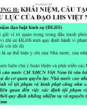 Bài giảng Luật Hình sự Việt Nam: Chương II - ThS. Trần Đức Thìn