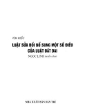 Luật sửa đổi bổ sung một số điều của Luật Đất đai: Phần 1