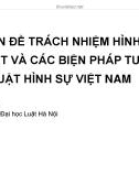 Bài giảng Luật Hình sự: Bài 6 - ThS. Lưu Hải Yến