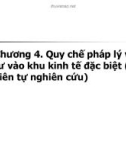 Bài giảng Luật đầu tư: Chương 4 - NCS-ThS. Từ Thanh Thảo