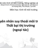 Bài giảng Kinh tế môi trường: Chương 5 - ĐH Kinh tế