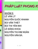 PHÁP LuẬT PHONG KiẾN