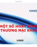 Bài giảng Pháp luật về thương mại hàng hóa dịch vụ: Chương 5