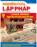 Tạp chí Nghiên cứu Lập pháp: Số 12/2018