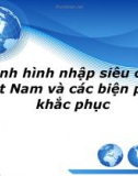 Tình hình nhập siêu của Việt Nam và các biện pháp khắc phục