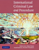 An Introduction to INTERNATIONAL CRIMINAL LAW AND PROCEDURE